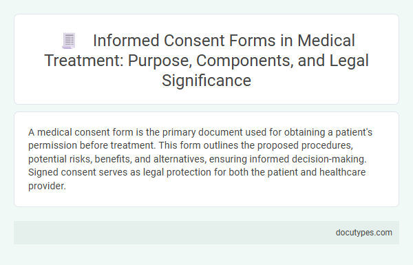 Informed Consent Forms in Medical Treatment: Purpose, Components, and Legal Significance