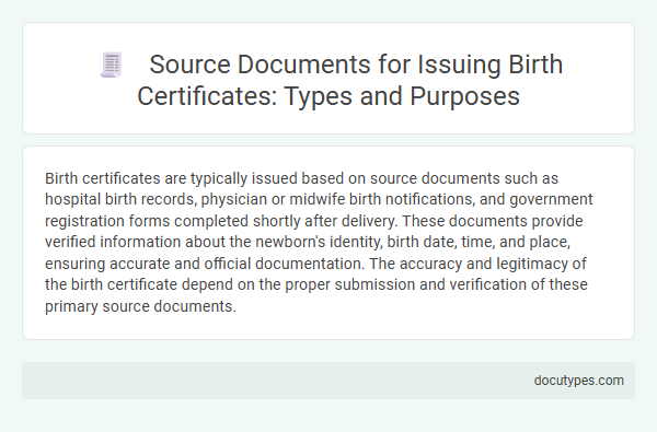Source Documents for Issuing Birth Certificates: Types and Purposes