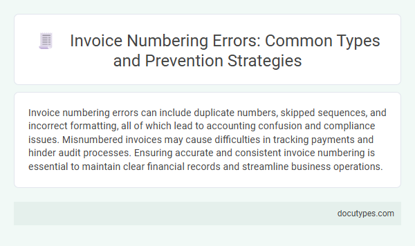 Invoice Numbering Errors: Common Types and Prevention Strategies
