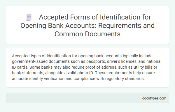 Accepted Forms of Identification for Opening Bank Accounts: Requirements and Common Documents