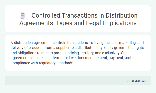 Controlled Transactions in Distribution Agreements: Types and Legal Implications