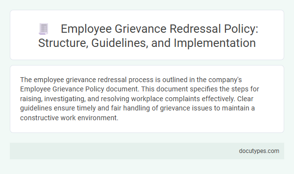 Employee Grievance Redressal Policy: Structure, Guidelines, and Implementation