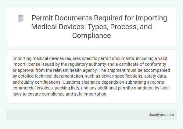 Permit Documents Required for Importing Medical Devices: Types, Process, and Compliance