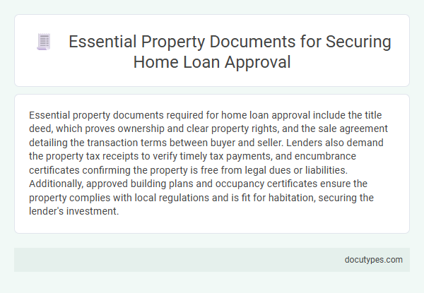 Essential Property Documents for Securing Home Loan Approval