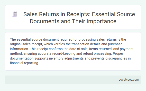 Sales Returns in Receipts: Essential Source Documents and Their Importance