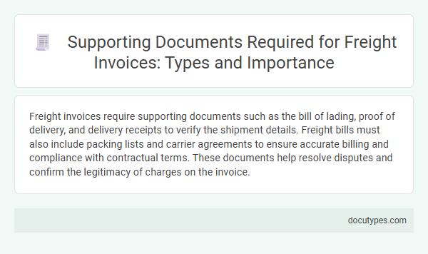 Supporting Documents Required for Freight Invoices: Types and Importance