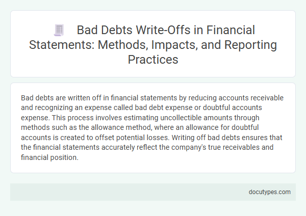 Bad Debts Write-Offs in Financial Statements: Methods, Impacts, and Reporting Practices