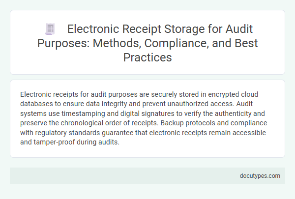 Electronic Receipt Storage for Audit Purposes: Methods, Compliance, and Best Practices