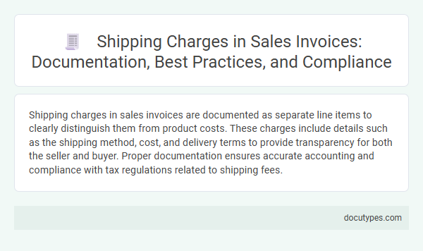 Shipping Charges in Sales Invoices: Documentation, Best Practices, and Compliance