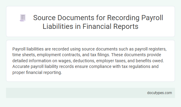 Source Documents for Recording Payroll Liabilities in Financial Reports