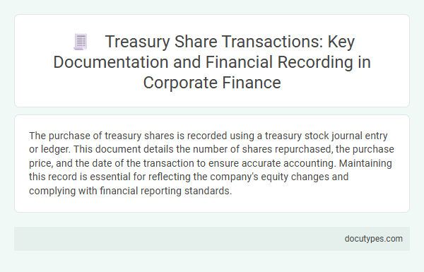 Treasury Share Transactions: Key Documentation and Financial Recording in Corporate Finance