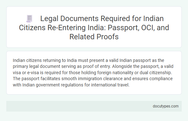 Legal Documents Required for Indian Citizens Re-Entering India: Passport, OCI, and Related Proofs
