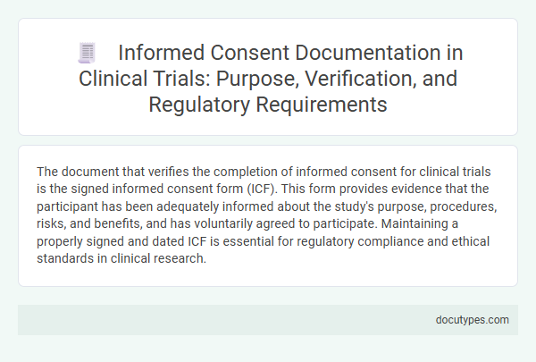 Informed Consent Documentation in Clinical Trials: Purpose, Verification, and Regulatory Requirements