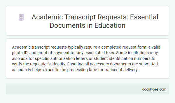 Academic Transcript Requests: Essential Documents in Education