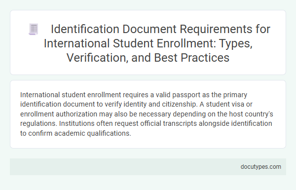 Identification Document Requirements for International Student Enrollment: Types, Verification, and Best Practices