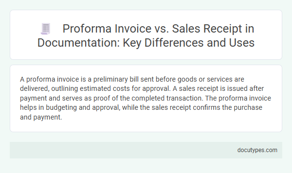 Proforma Invoice vs. Sales Receipt in Documentation: Key Differences and Uses