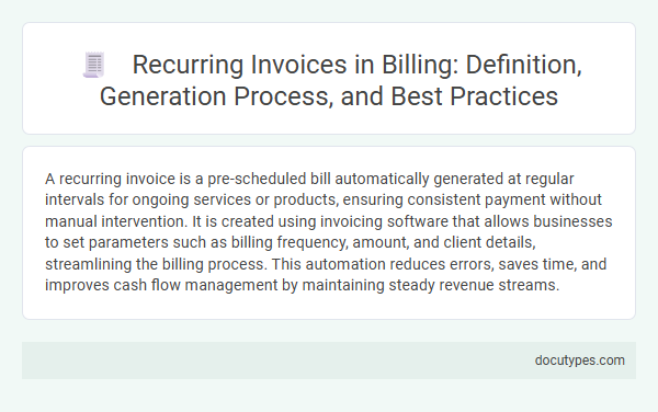 Recurring Invoices in Billing: Definition, Generation Process, and Best Practices