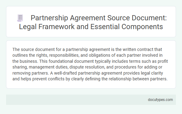 Partnership Agreement Source Document: Legal Framework and Essential Components