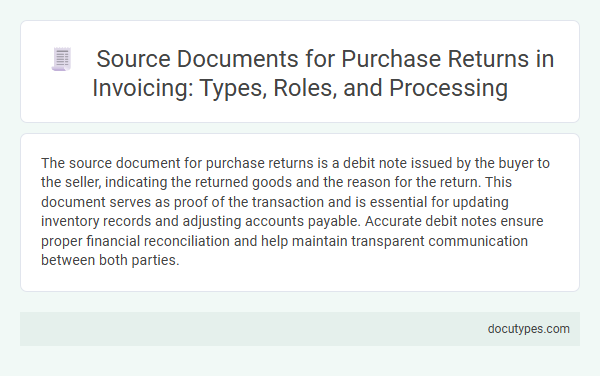 Source Documents for Purchase Returns in Invoicing: Types, Roles, and Processing