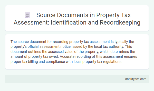 Source Documents in Property Tax Assessment: Identification and Recordkeeping