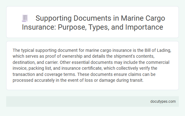 Supporting Documents in Marine Cargo Insurance: Purpose, Types, and Importance