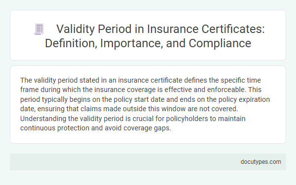 Validity Period in Insurance Certificates: Definition, Importance, and Compliance