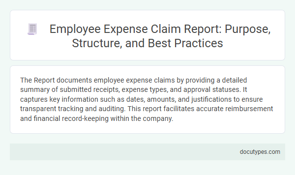 Employee Expense Claim Report: Purpose, Structure, and Best Practices