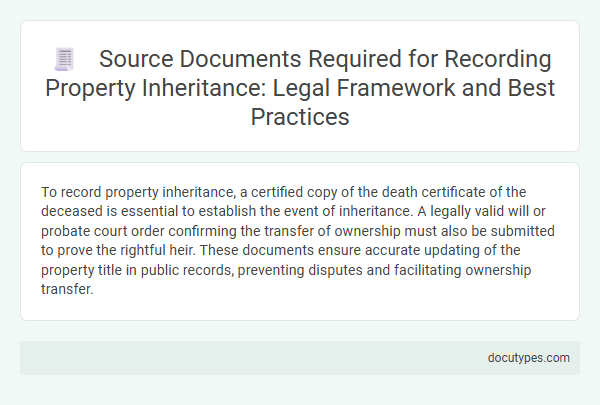 Source Documents Required for Recording Property Inheritance: Legal Framework and Best Practices