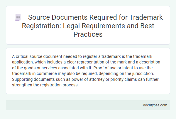 Source Documents Required for Trademark Registration: Legal Requirements and Best Practices