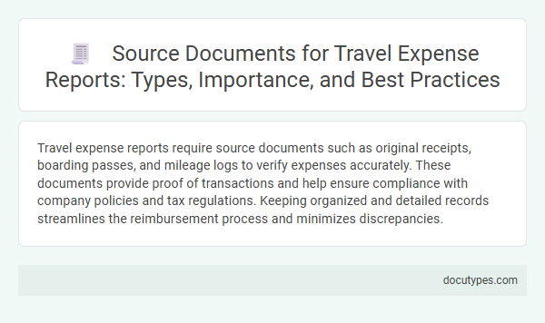 Source Documents for Travel Expense Reports: Types, Importance, and Best Practices
