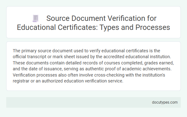 Source Document Verification for Educational Certificates: Types and Processes