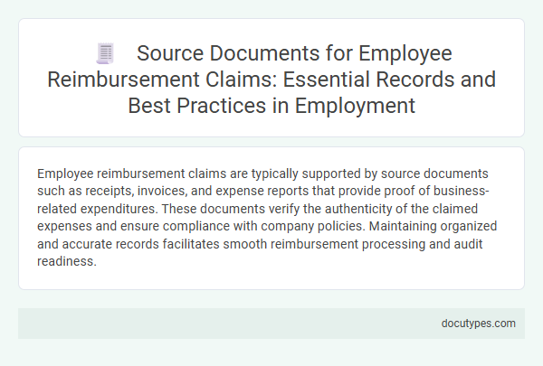 Source Documents for Employee Reimbursement Claims: Essential Records and Best Practices in Employment