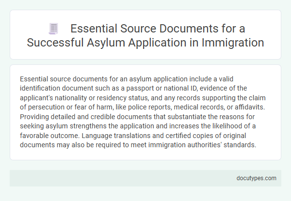 Essential Source Documents for a Successful Asylum Application in Immigration