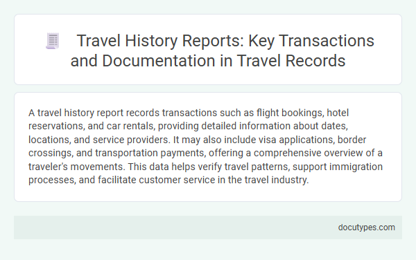 Travel History Reports: Key Transactions and Documentation in Travel Records