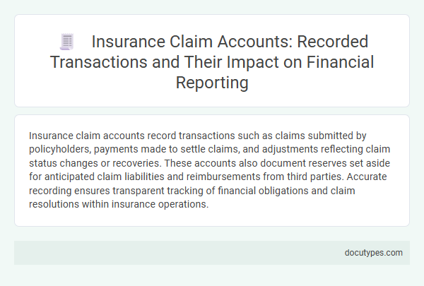 Insurance Claim Accounts: Recorded Transactions and Their Impact on Financial Reporting