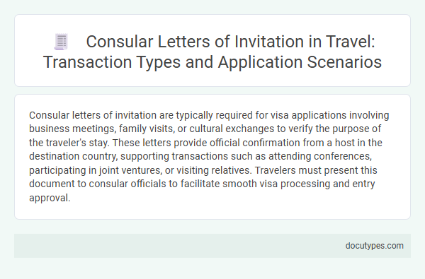Consular Letters of Invitation in Travel: Transaction Types and Application Scenarios