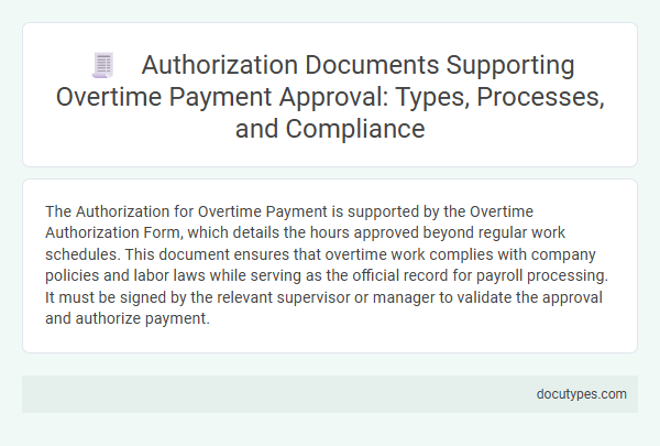 Authorization Documents Supporting Overtime Payment Approval: Types, Processes, and Compliance