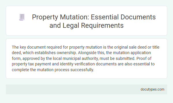 Property Mutation: Essential Documents and Legal Requirements