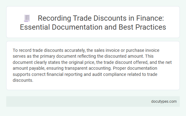 Recording Trade Discounts in Finance: Essential Documentation and Best Practices