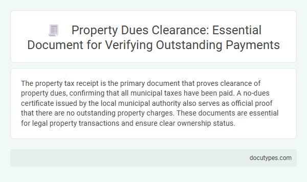Property Dues Clearance: Essential Document for Verifying Outstanding Payments