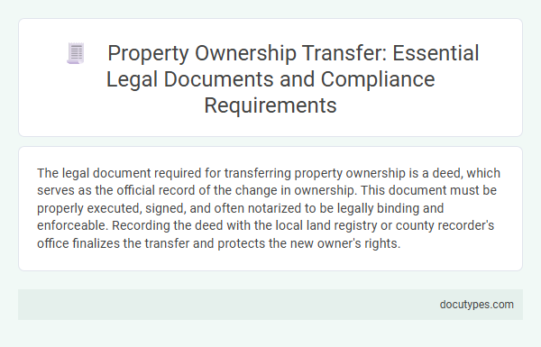 Property Ownership Transfer: Essential Legal Documents and Compliance Requirements