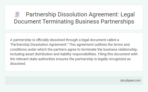 Partnership Dissolution Agreement: Legal Document Terminating Business Partnerships