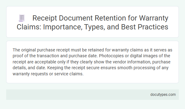 Receipt Document Retention for Warranty Claims: Importance, Types, and Best Practices
