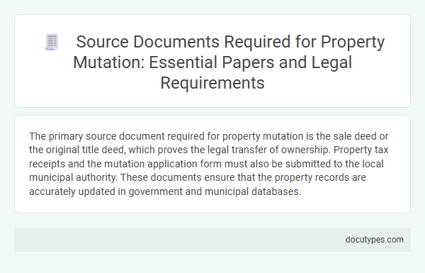 Source Documents Required for Property Mutation: Essential Papers and Legal Requirements