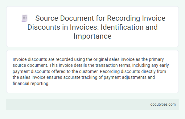 Source Document for Recording Invoice Discounts in Invoices: Identification and Importance